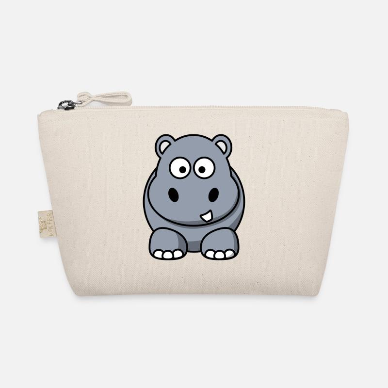 Süßes Nilpferd Geschenk Sonderangebot Idee Bio-Täschchen