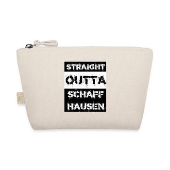 Straight Outta Schaffhausen Schweiz Geschenk Stadt - Bio-Täschchen - Natur - Vorne