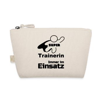 Super Trainerin, Sport, Verein, Geschenk - Bio-Täschchen - Natur - Vorne