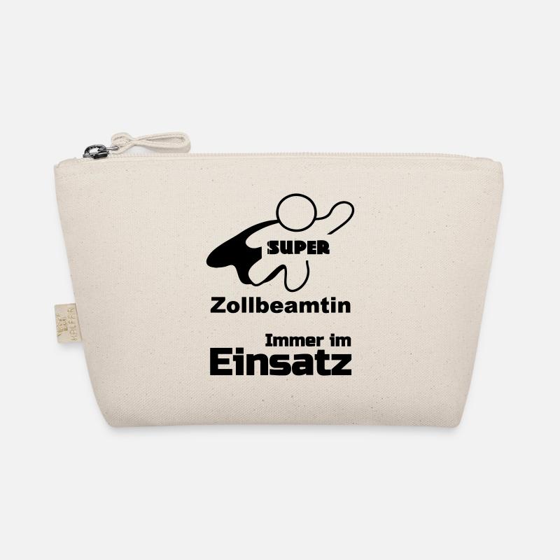 Super Zollbeamtin Zoll, Beamte, Beruf, Geschenk - Bio-Täschchen - Natur