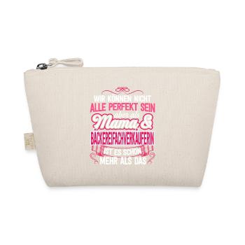 Bäckereifachverkäuferin Bäckerin Geschenk Mama - Bio-Täschchen - Natur - Vorne
