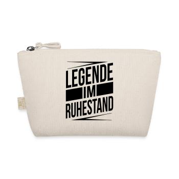 Legende im Ruhestand - Bio-Täschchen - Natur - Vorne