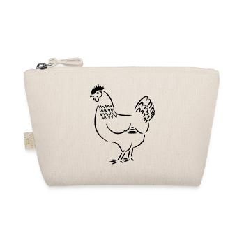 Huhn Henne - Bio-Täschchen - Natur - Vorne