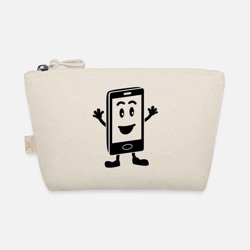 phone_smiley_f1 Organic Pouch
