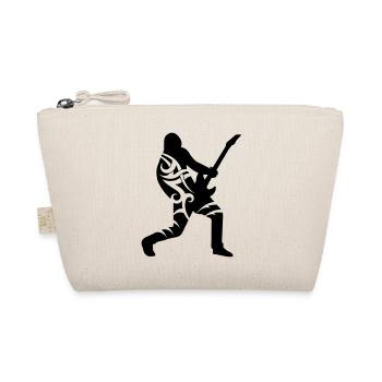 Guitar player tribal eu - Organic Pouch - nature - Front