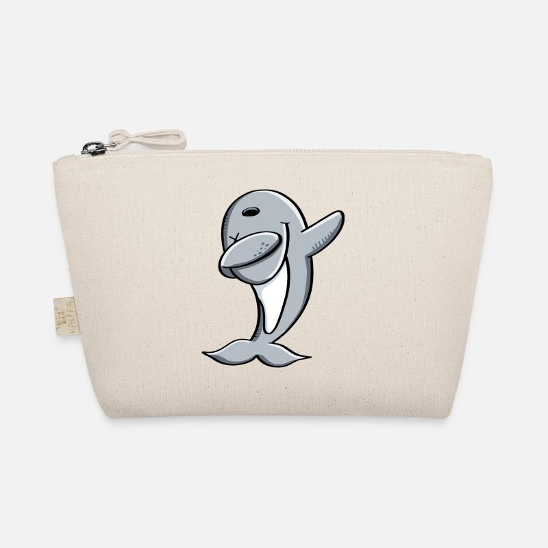 Delfin macht Dab Dance - Dabbing - Delphin - Comic Bio-Täschchen