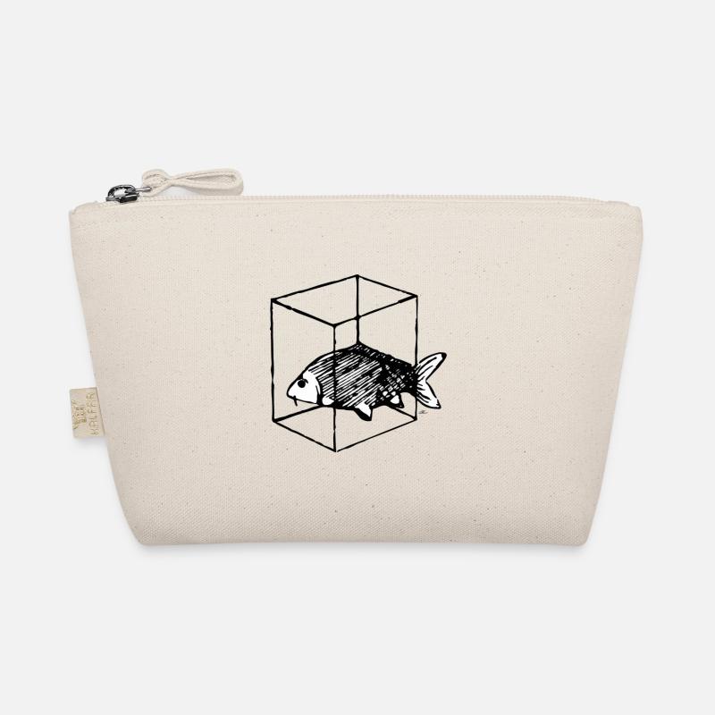 Fisch in Kiste / Box Angeln | Geschenkidee Bio-Täschchen