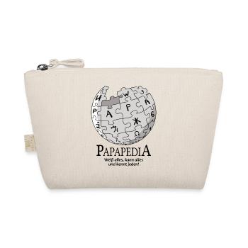 Papapedia wikpedia papa papa cadeau nouveau papa - Trousse biologique - nature - Devant
