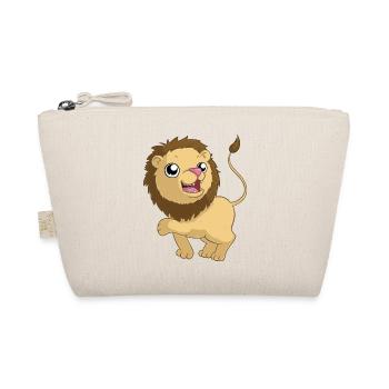 Cartoon lion - Organic Pouch - nature - Front