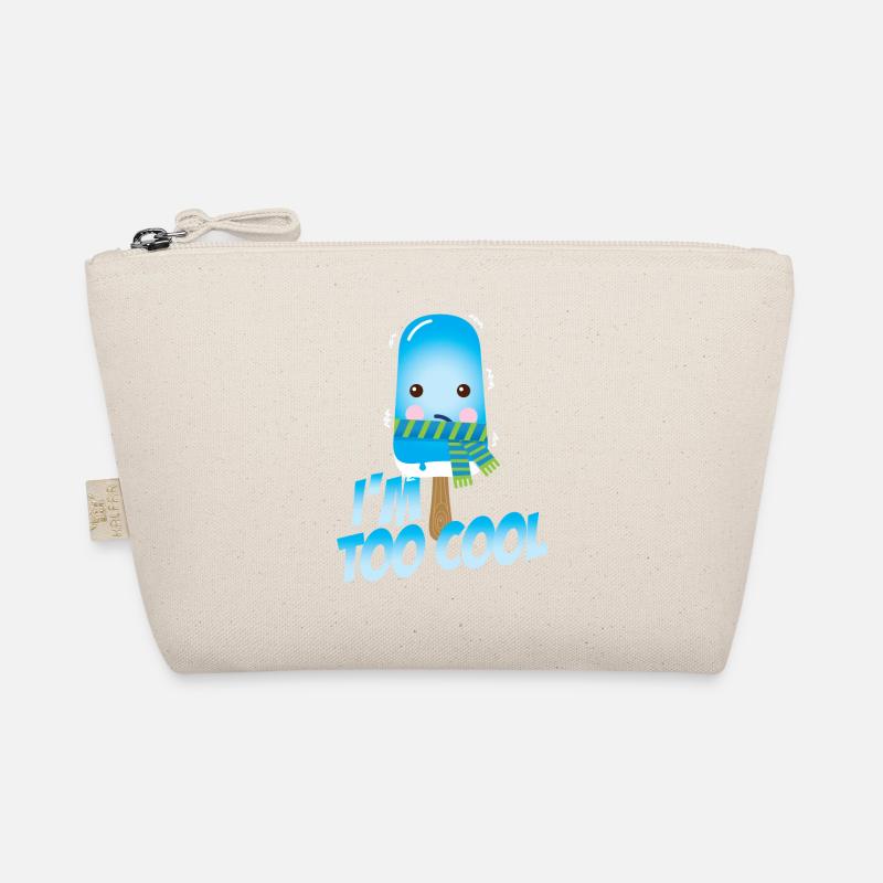 Drôle de cool sort mignon crème glacée en été Trousse biologique