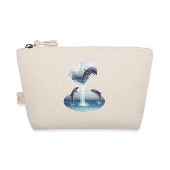 The Heart From The Dolphins - Bio-Täschchen - Natur - Vorne