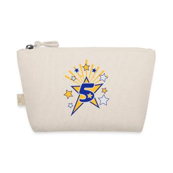 BirthdayStar5 - Bio-Täschchen - Natur - Vorne