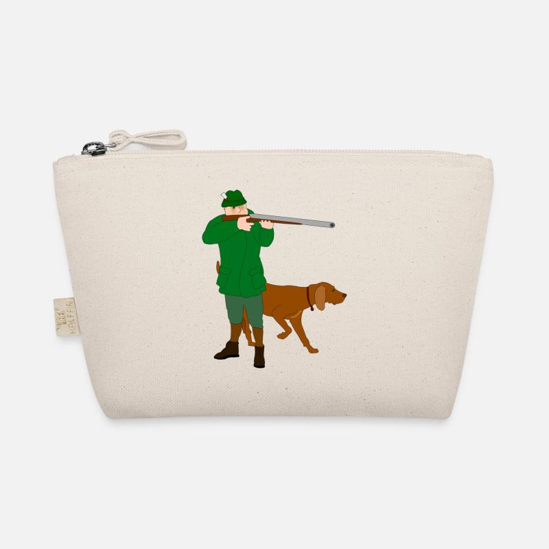 Jagd, Hund, Jäger Bio-Täschchen