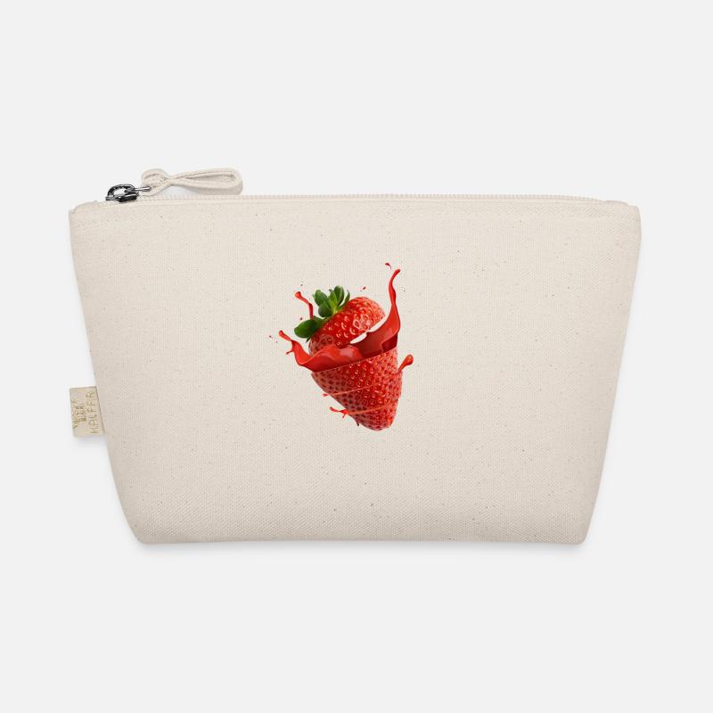 Fraise avec éclaboussure - Trousse biologique - nature