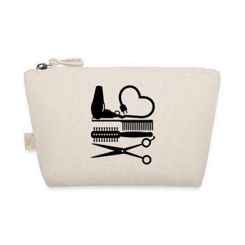 hair stylist tools / Friseurwerkzeuge (Coiffeur, - Organic Pouch - nature - Front