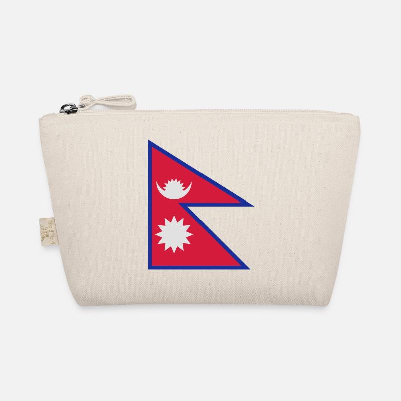 Nepalese flag Organic Pouch