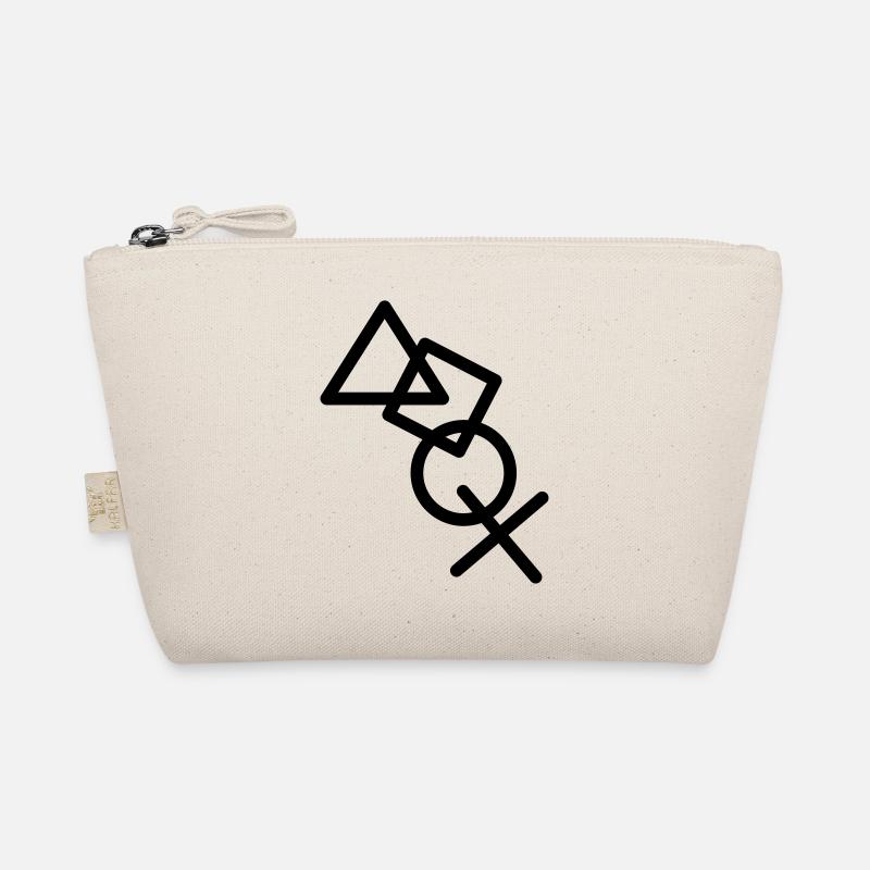 Cool X square triangle icons controller game kre Organic Pouch