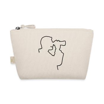 A man looks through his binoculars - Organic Pouch - nature - Front