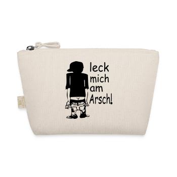 leck mich am arsch - Bio-Täschchen - Natur - Vorne