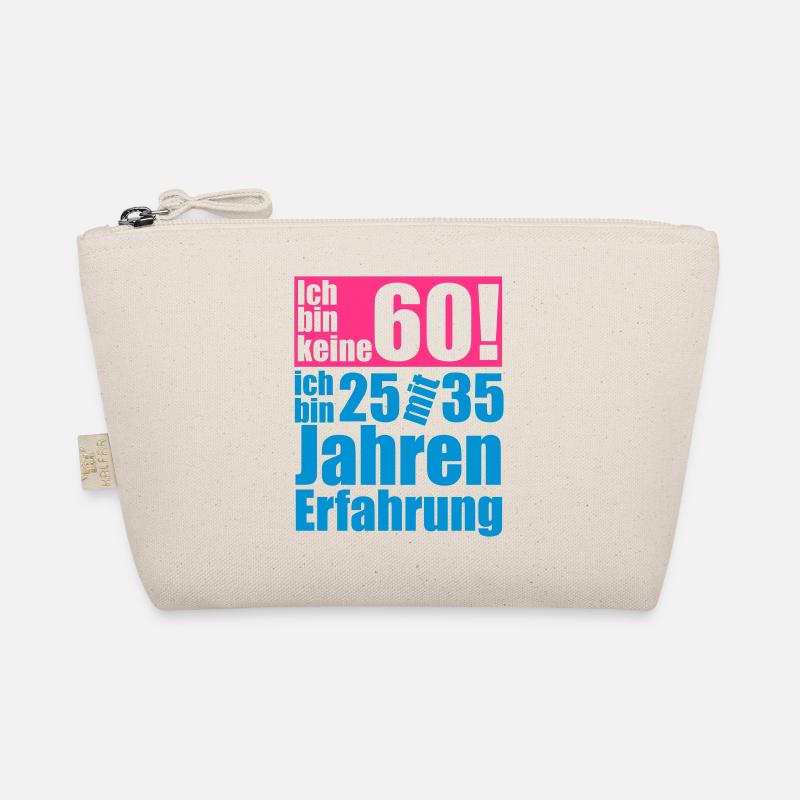 ich bin keine 60 jahre - Bio-Täschchen - Natur