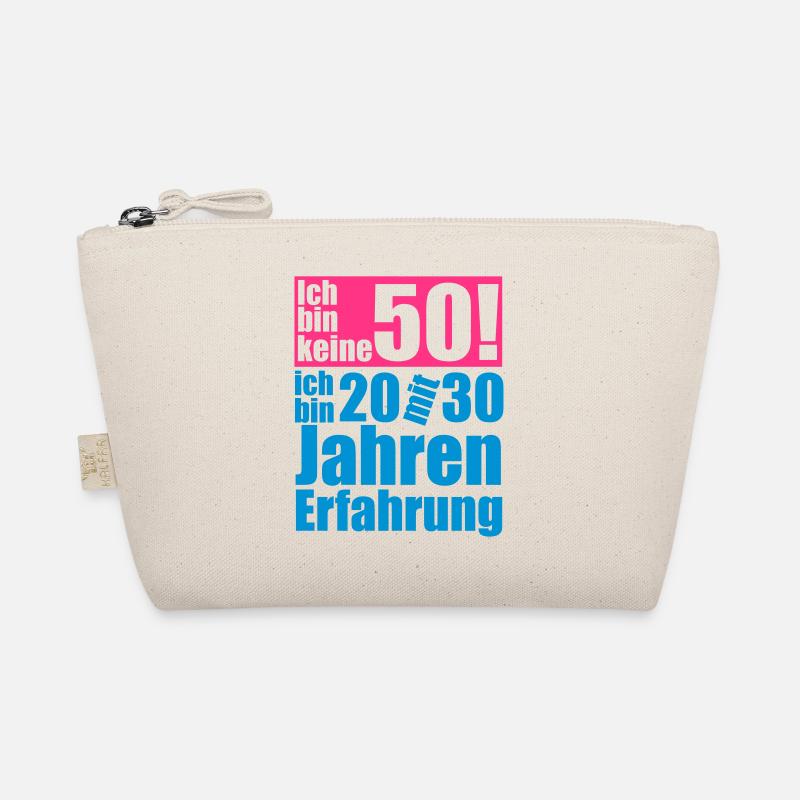 Ich bin keine 50! - Bio-Täschchen - Natur