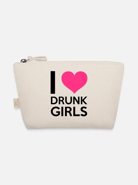 I Love Drunk Girls - Trousse biologique - nature - Devant