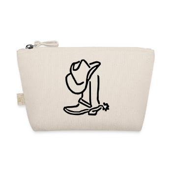 Chapeau de cowboy et bottes de campagne - Trousse biologique - nature - Devant