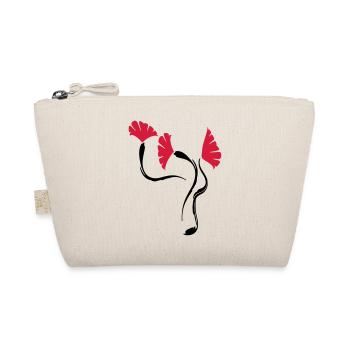 poppies_flowers - Bio-Täschchen - Natur - Vorne