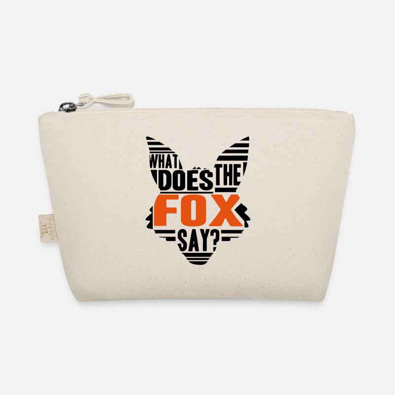 Cool What Does The Fox Say Logo Trousse biologique