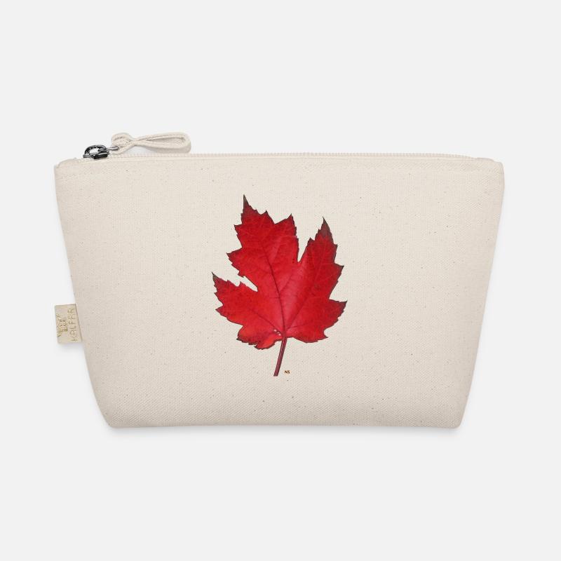 Red maple leaf Organic Pouch