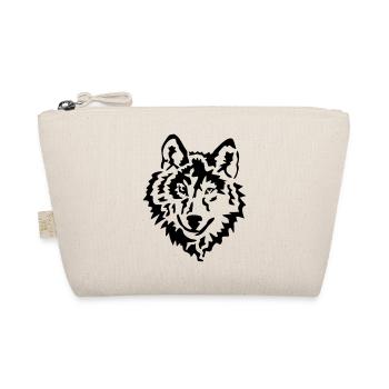 wolf raubtier natur - Bio-Täschchen - Natur - Vorne