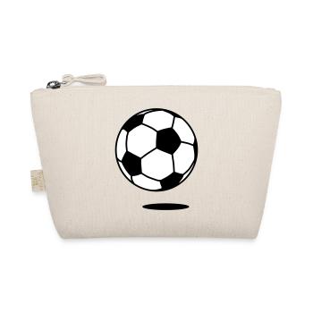 football with shadow / ball with shadow 2c - Bio-Täschchen - Natur - Vorne