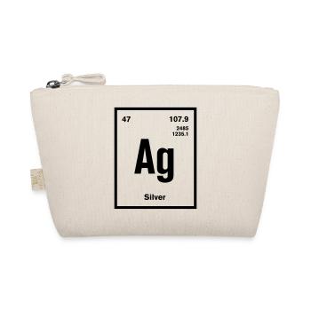 Silver Element im Periodensystem - Bio-Täschchen - Natur - Vorne
