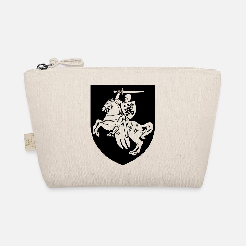 Ritter mit Schild - Wappen - Bio-Täschchen - Natur