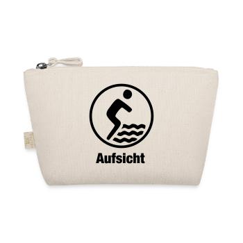 Aufsicht III Bademeister - Bio-Täschchen - Natur - Vorne