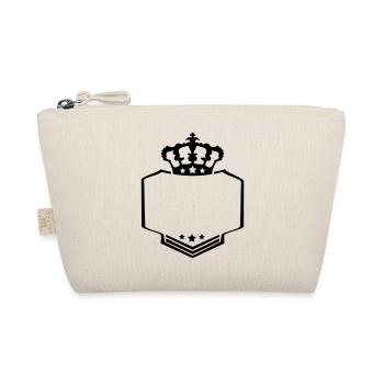 frame border couronne crête texte roi logo - Trousse biologique - nature - Devant