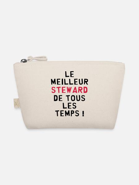 Pilote d'Avion / Steward / Aviation / Hôtesse - Trousse biologique - nature - Devant
