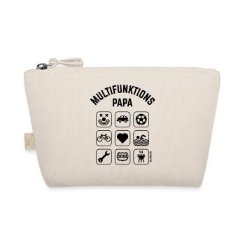 Multifunktions Papa (9 Icons) - Bio-Täschchen - Natur - Vorne