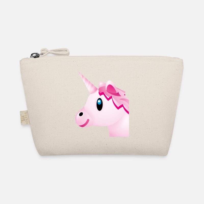 Smiley Unicorn Head Trousse biologique