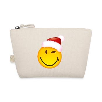 Smiley Santa Claus - Trousse biologique - nature - Devant