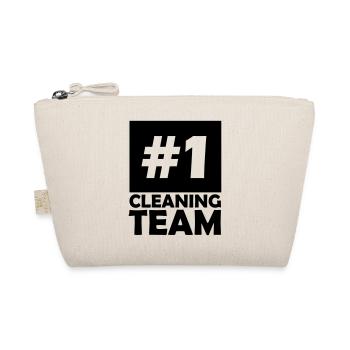 number one cleaning team - Organic Pouch - nature - Front