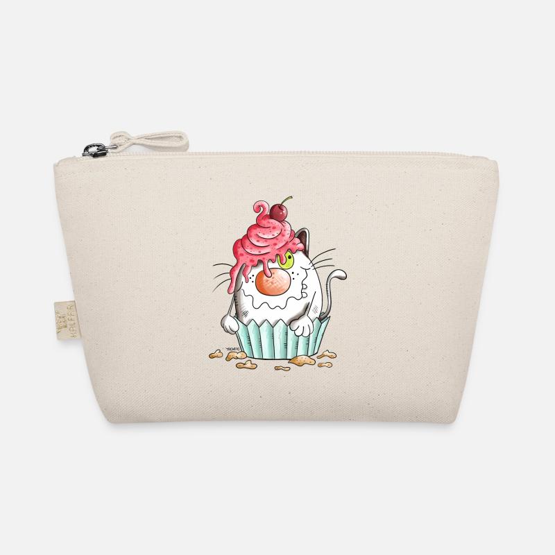 Katze liebt Muffin - Bio-Täschchen - Natur