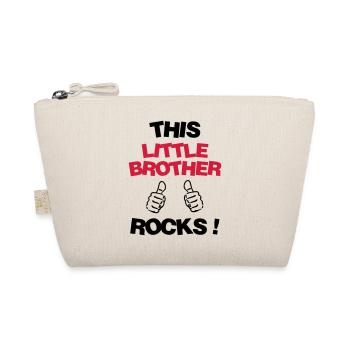 Grand Petit Frère Little Brother Kleiner Bruder - Organic Pouch - nature - Front