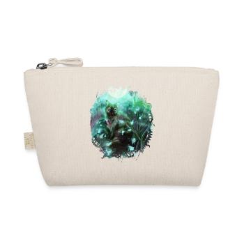 Cat in the magic forest - Organic Pouch - nature - Front