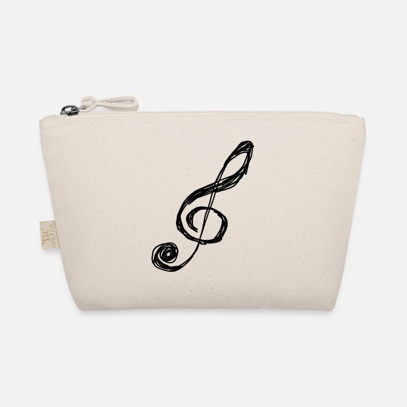 Treble clef Organic Pouch