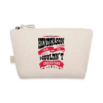 henderson name thing you wouldnt underst - Organic Pouch - nature - Front