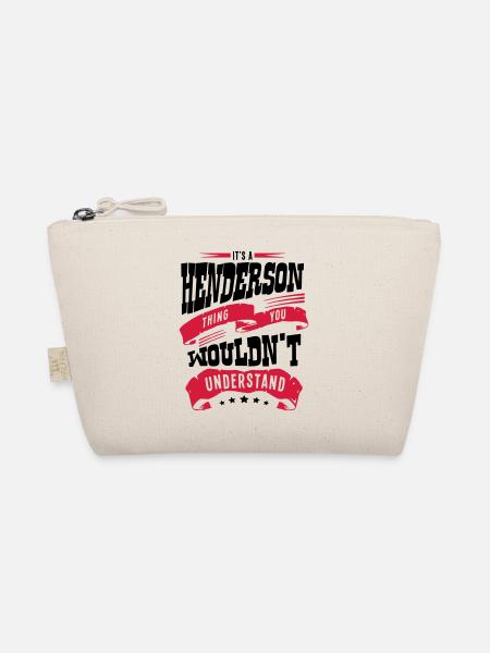 henderson name thing you wouldnt underst - Organic Pouch - nature - Front