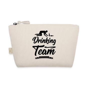 drinking team design - Bio-Täschchen - Natur - Vorne
