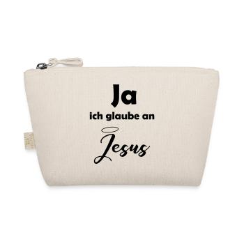 glaube_an_jesus - Bio-Täschchen - Natur - Vorne