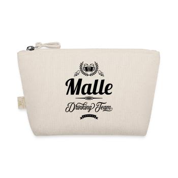 malle drinking team - Bio-Täschchen - Natur - Vorne